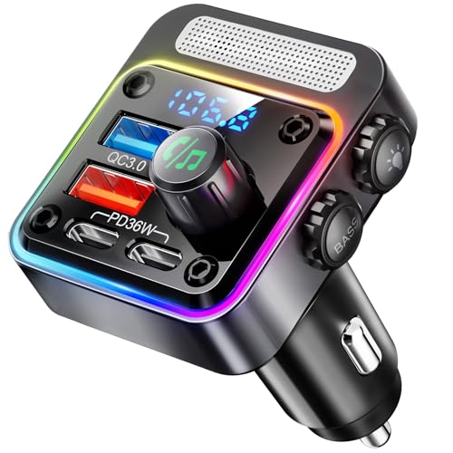 54W Bluetooth 5.3 Car Adapter