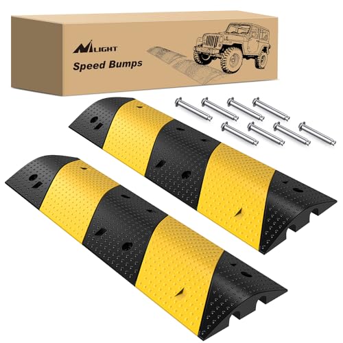 Rubber Speed Bumps with Cable Protector