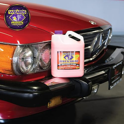 Mist-N-Shine Quick Detailer Spray - Waterless Wash - 1 Gallon (128 Fl Oz)