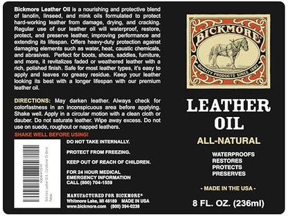 Leather Oil Conditioner 8 oz