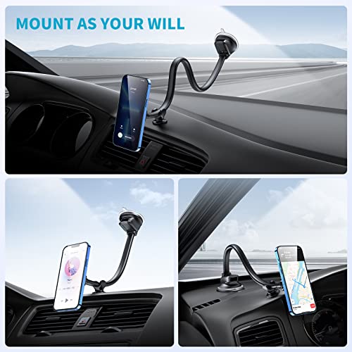 Magnetic Phone Mount for Windshield Dashboard