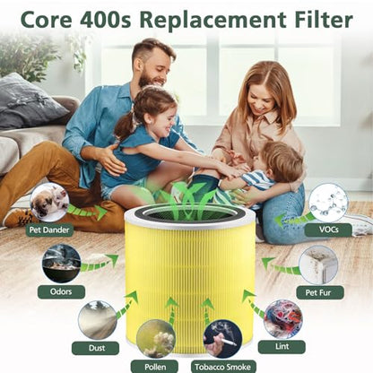 Core 400S Pet Care Replacement Filter for LEVOIT Core 400S Smart WiFi Air Purifie