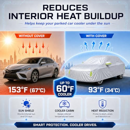Car Cover Waterproof All Weather Custom Fit for Mustang 2005