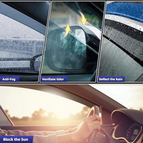 in Channel Rain Guards Fit for Volkswagen (4 Count)