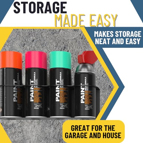 4 Aerosol Spray Can Holder