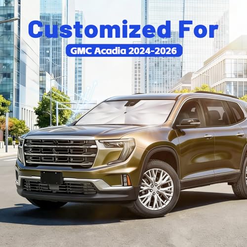 Car Windshield Sun Shade Umbrella for GMC Acadia 2024