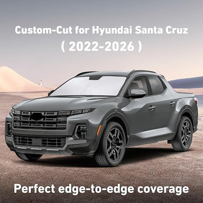 Windshield Sunshade Compatible for Hyundai Santa Cruz 2022