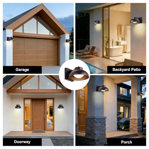 LED Outdoor Wall Lights (2 Count)
