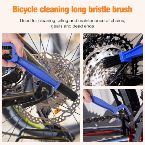 Bike Cleaning Kit Including Bicycle Chain Scrubber