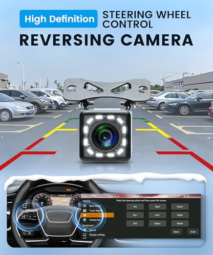 Single Din Car Stereo Wireless CarPlay