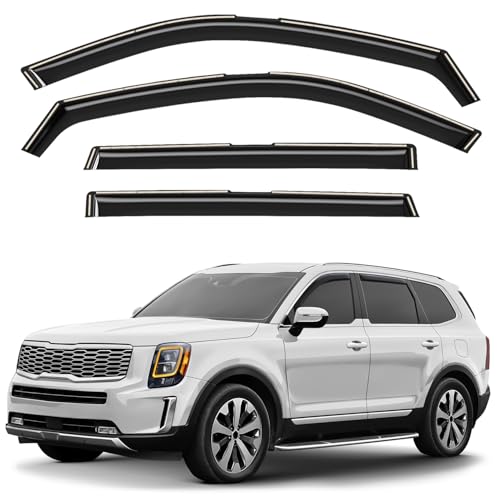 Window Deflectors Smoke Tinted in (4 Count)