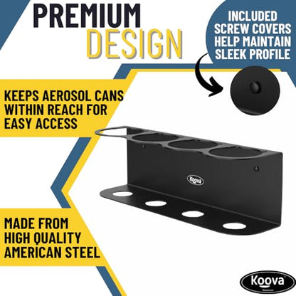 4 Aerosol Spray Can Holder