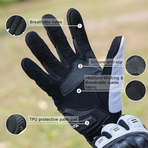 High Protection Motorcycle Gloves for Men