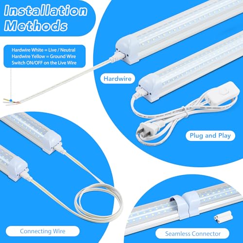T8 LED Shop Lights (6 Count)