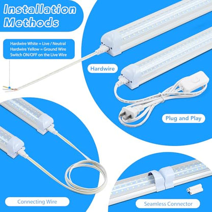 T8 LED Shop Lights (6 Count)