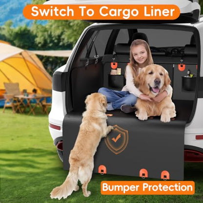 Hard Bottom Dog Car Hammock