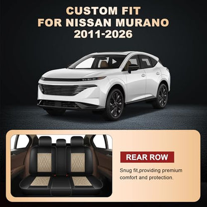 2 Front Car Seat Covers for Nissan Murano 2011 (2 Count)