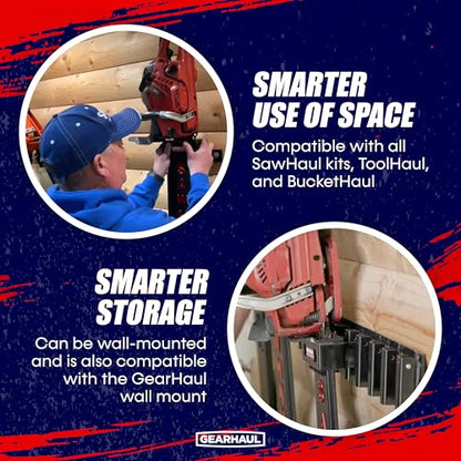GearHaul SawHaul SnapLok Rotating Tractor Chainsaw Carrier