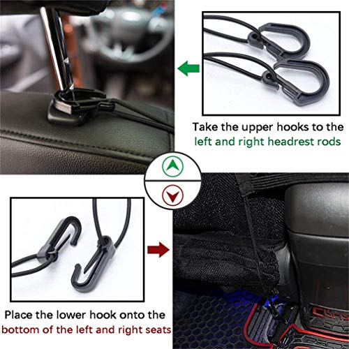 Dog Car Net Barrier with Mesh Organizer