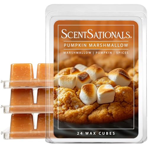 Pumpkin Marshmallow Scented Fall Wax Melts 10oz (10 Ounce)