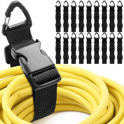 18 Pack Adjustable Extension Cord Holder Straps (18 Count)