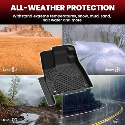 Full Set Floor Mats with Backrest Mat for Honda Passport 2026