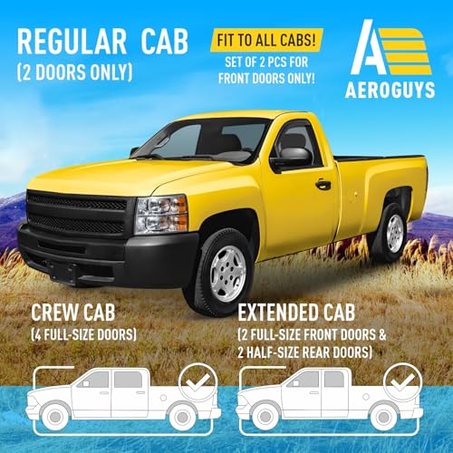 Extra Durable Window Deflectors in (2 Count)