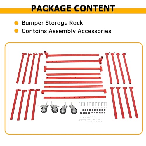 Mobile Bumper Storage Rack w