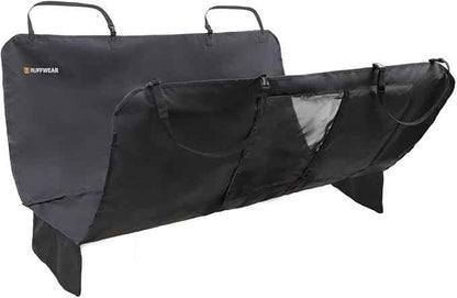 Ruffwear, Dirtbag Dog Car Seat Cover, 300D Heavy Duty Waterproof Scratch Proof Nonslip Hammock or Bench, Durable Machine Washable, Back Seat Protector for Cars, SUVs & Trucks, Basalt Gray