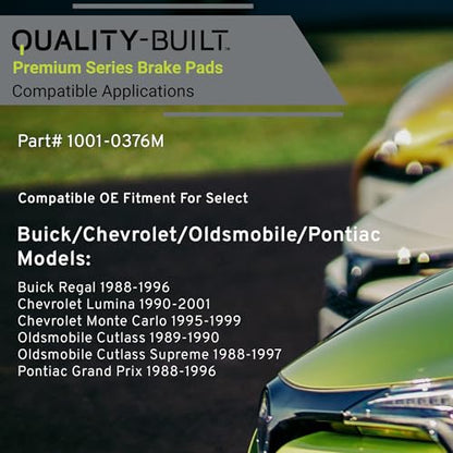 Front Semi Metallic Brake Pads
