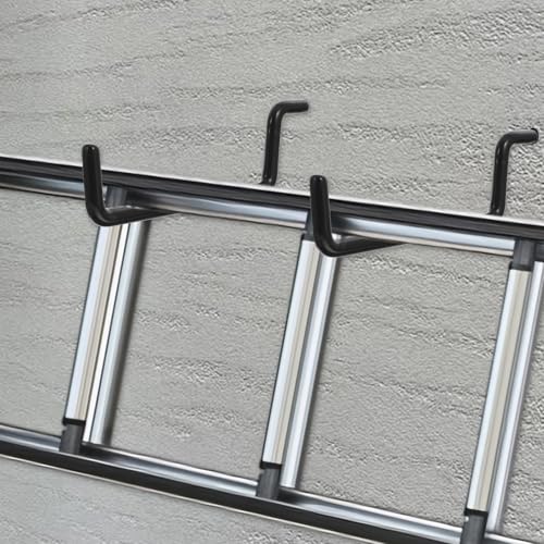 12 Pcs Heavy Duty Black Ladder Hooks (12 Count)