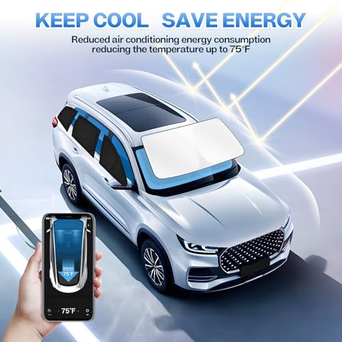 Windshield Sun Shade for Honda Civic 2016 (8 Count)