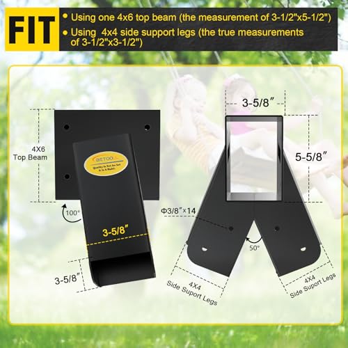 A Frame 1pcs Bracket Swing Set Bracket for Heavy Duty Swing Set