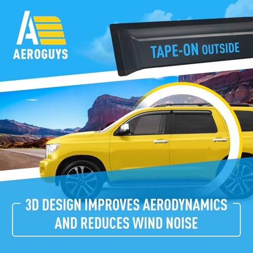 Extra Durable Window Deflectors Tape (4 Count)