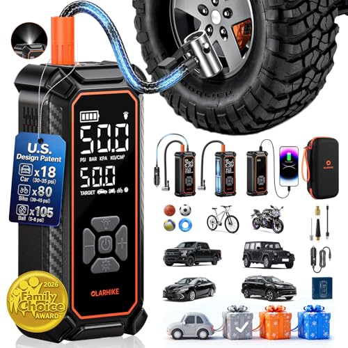 Cordless Tire Inflator Portable Air Compressor