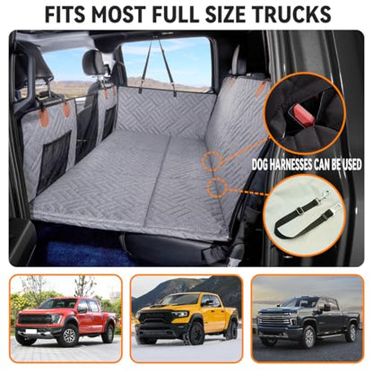 Hard Bottom Dog Car Seat Cover for Full