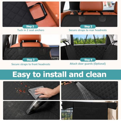 Dog Car Seat Covers for Back Seat