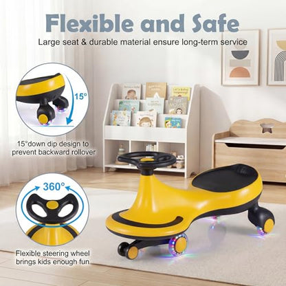 Wiggle Car 2 in 1 Swing Car for Kids