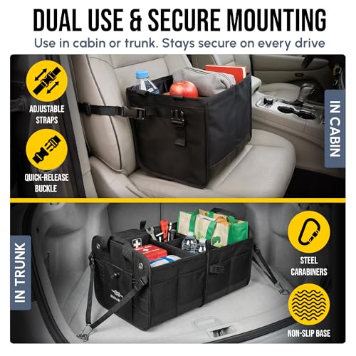 Large Car Trunk Organizer