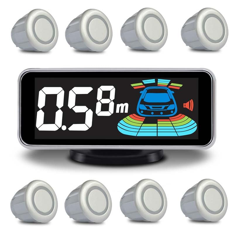 Car Parking Sensors Kit Reverse Radar parktronic System Auto Electronics Vehicle Back Assistant Reverse 8 Sensor