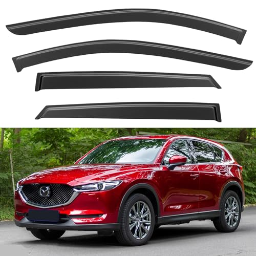 Window Visors Rain Guards for 2017 (4 Count)