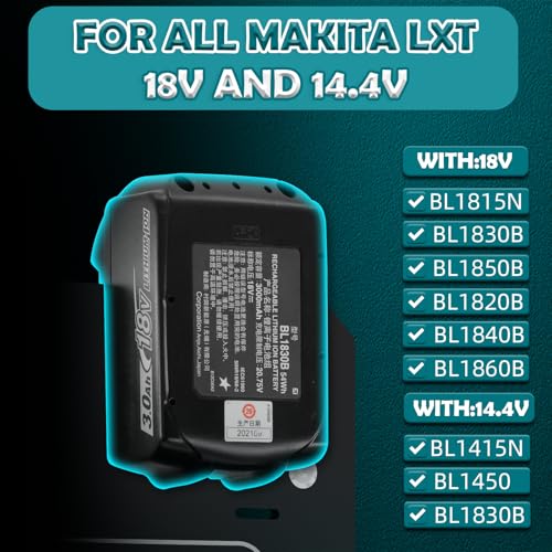 Wall Mount for Makita Battery Holder and DC18RC DC18RD Chargers (42.3288 Ounce)
