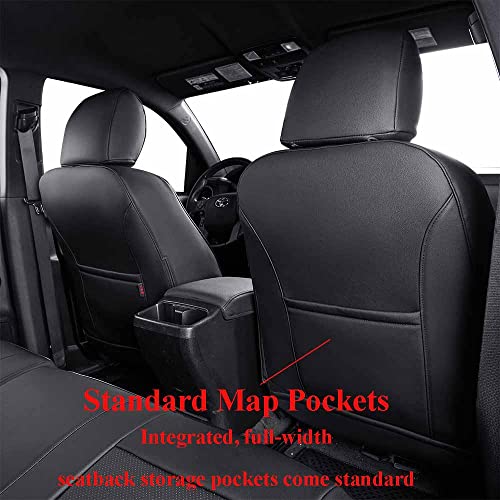 Tacoma Seat Covers Custom Fit for Toyota Tacoma 2016 2017 2018 2019 2020 2021 2022 2023 Double Cab