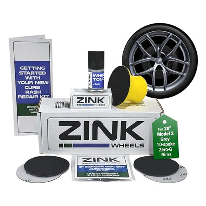 Premium Tesla Wheel Curb Rash Repair Kit for Model 3 20