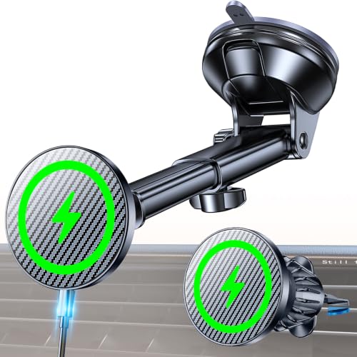 15W Magsafe Car Mount Charger Magnetic Phone Holders for Your Car