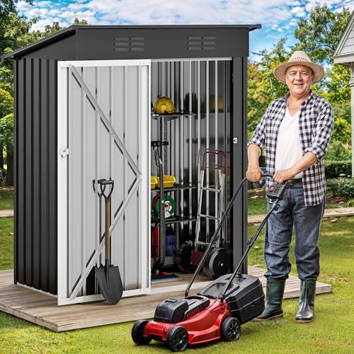 5x3ft Outdoor Storage Shed