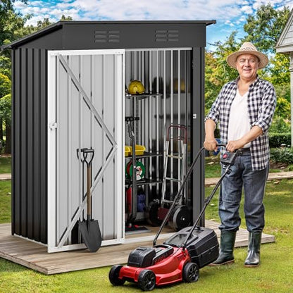 5x3ft Outdoor Storage Shed