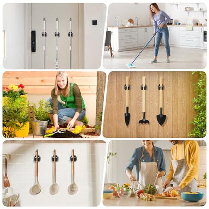 Broom Holder Wall Mount (12 Count)