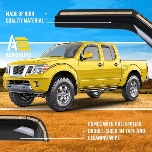 Extra Durable Window Deflectors in (4 Count)