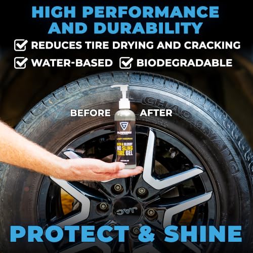 Tire Shine Gel Coating and Dressing